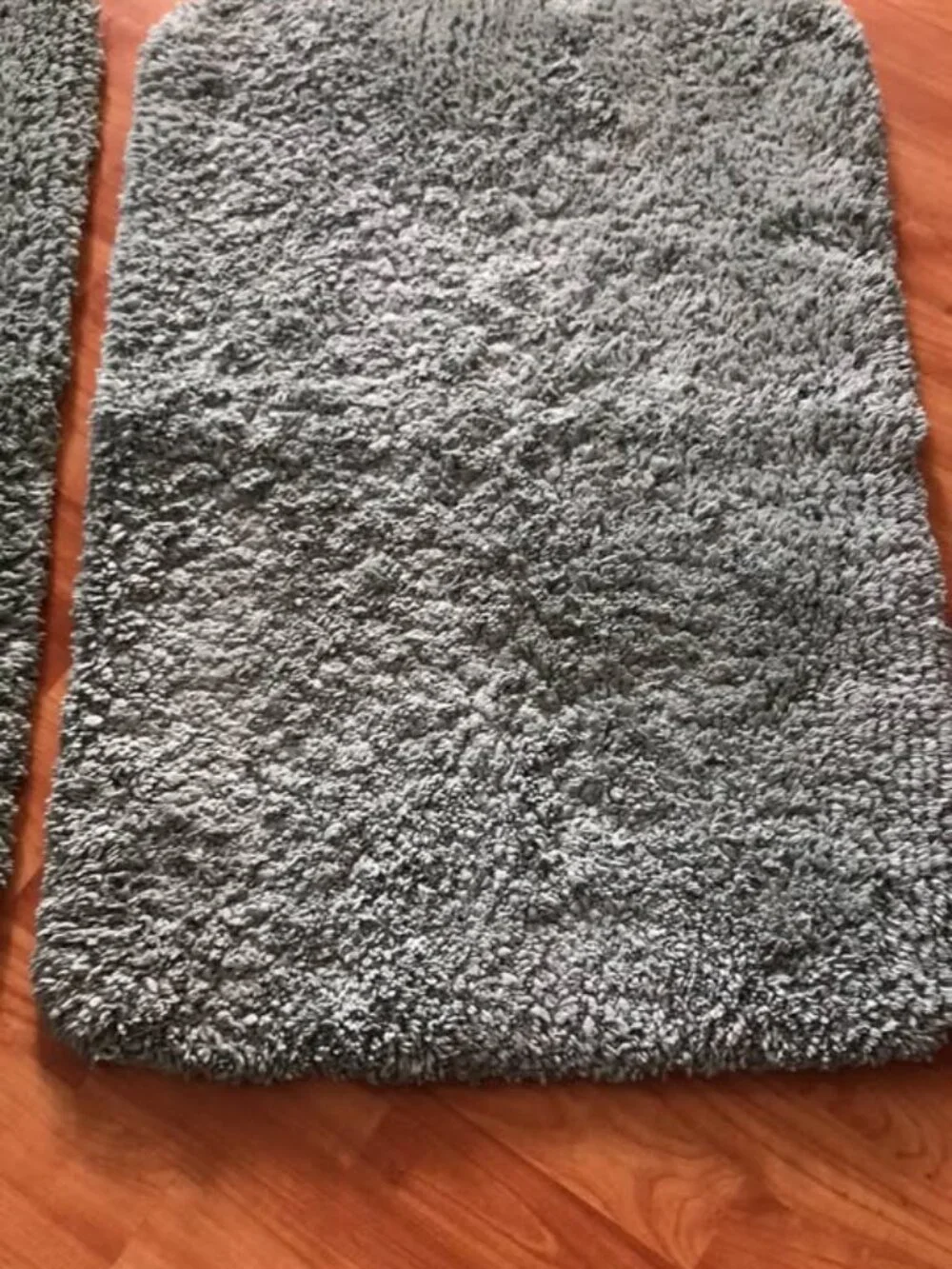 Bathroom or bedroom large thick bath mats rugs lot of 2 sage green